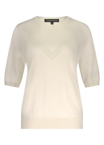 CHANDAIL TRAMONTANA "TRICOT AJOURÉ" STONE (Y0617601)