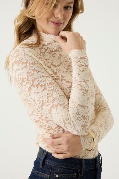 CHANDAIL GARCIA "DENTELLE OFF WHITE" (Z0075)
