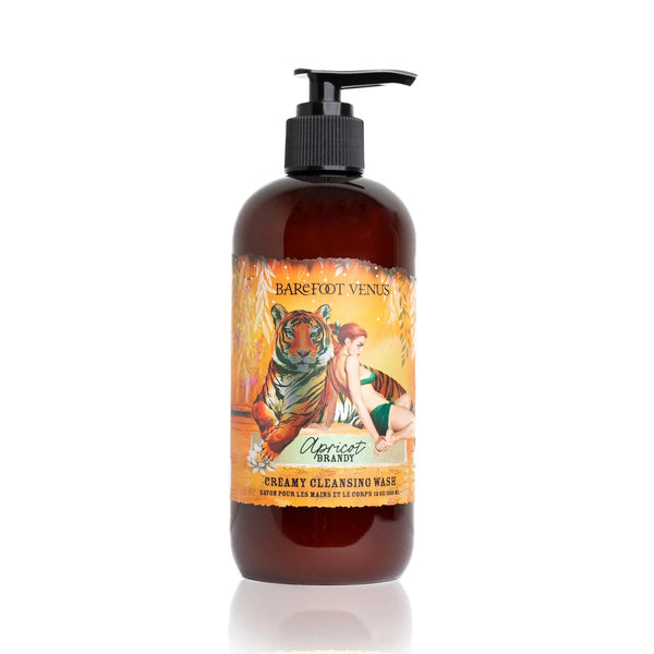 NETTOYANT POUR LES MAINS & LE CORPS BAREFOOT "APRICOT BRANDY" 350ML