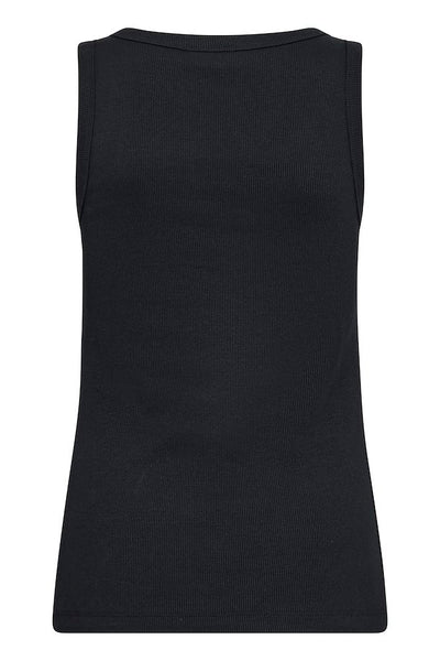 CAMISOLE SAINT-TROPEZ "ASTER" BLACK