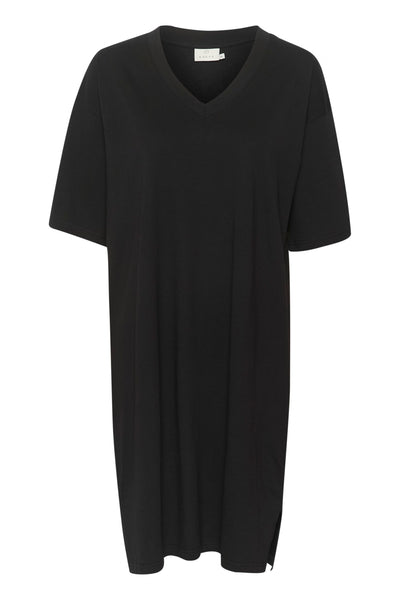 ROBE KAFFE "EDNA" BLACK DEEP