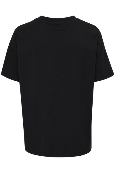 T-SHIRT KAFFE "FIE" BLACK DEEP