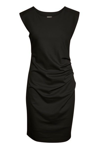 ROBE KAFFE "INDIA ROUND-NECK" BLACK DEEP