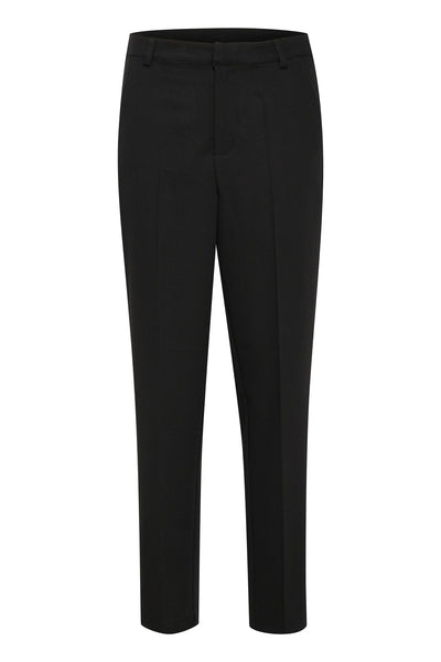 PANTALON KAFFE "SAKURA ZIPPER" BLACK DEEP