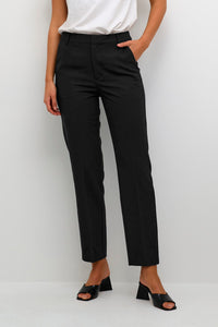 PANTALON KAFFE "SAKURA ZIPPER" BLACK DEEP