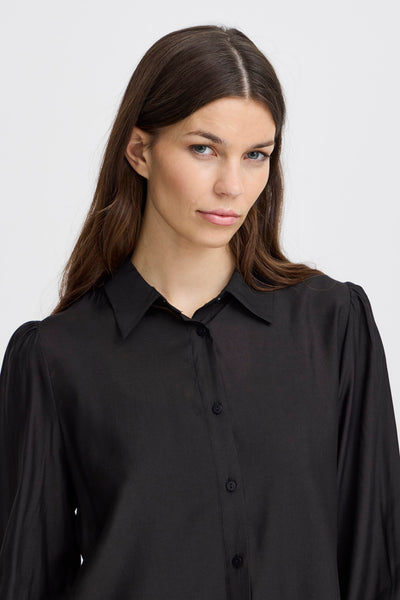 CHEMISE ICHI "KARLANI" BLACK