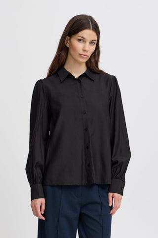 CHEMISE ICHI "KARLANI" BLACK