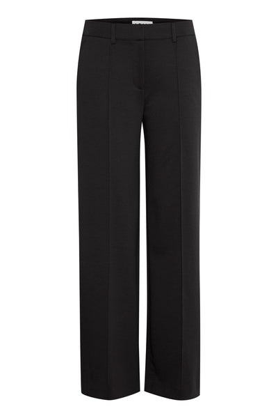 PANTALON ICHI "KATE OFFICE WIDE" BLACK