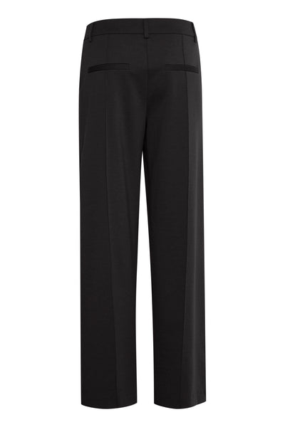 PANTALON ICHI "KATE OFFICE WIDE" BLACK