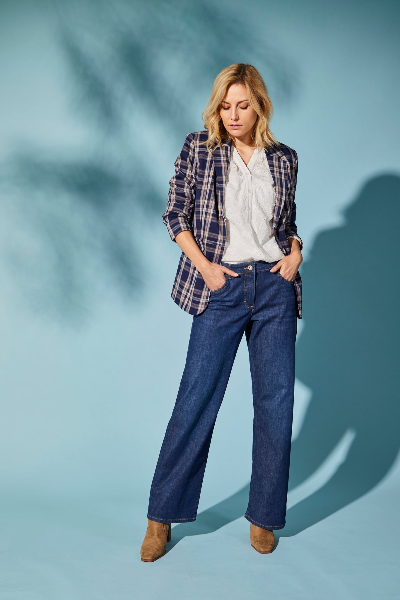 BLAZER BRANDTEX "CHECK" MARITIME BLUE (219129)