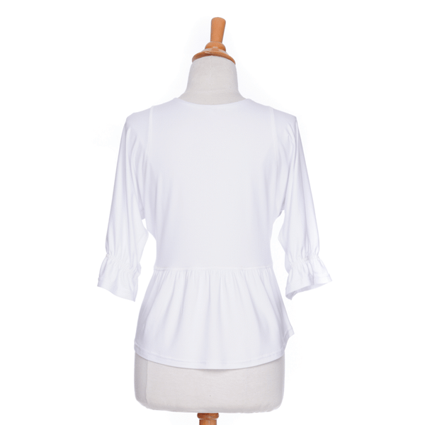 BLOUSE RIEN NE SE PERD "TONIQUE" BLANC