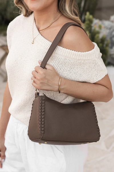 SAC À MAIN LOUENHIDE "DANA" MOCHA