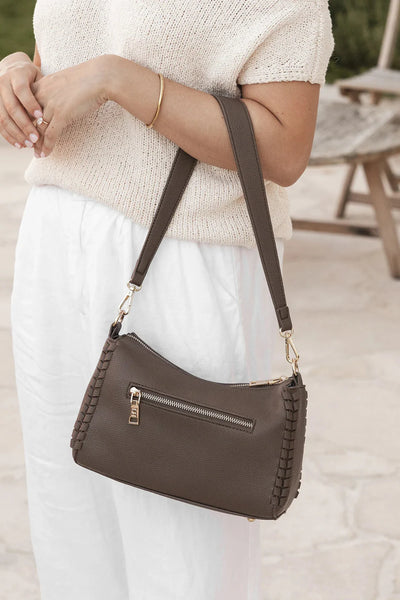 SAC À MAIN LOUENHIDE "DANA" MOCHA