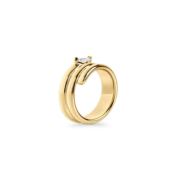 BAGUE MIA "CAELIA" DORÉ