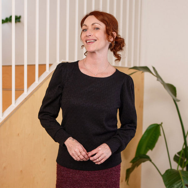 CHANDAIL RIEN NE SE PERD "CAMARINE" NOIR