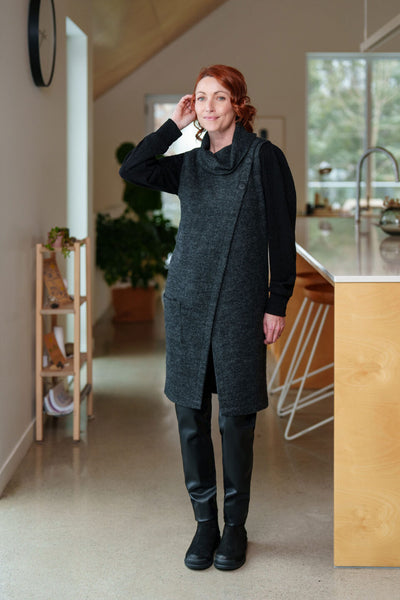 PANTALON RIEN NE SE PERD "RESINOSA" NOIR