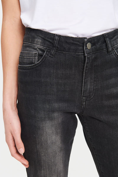 JEANS SAINT-TROPEZ "MOLLY" DARK GREY DENIM