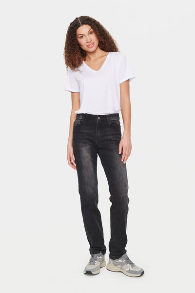 JEANS SAINT-TROPEZ "MOLLY" DARK GREY DENIM