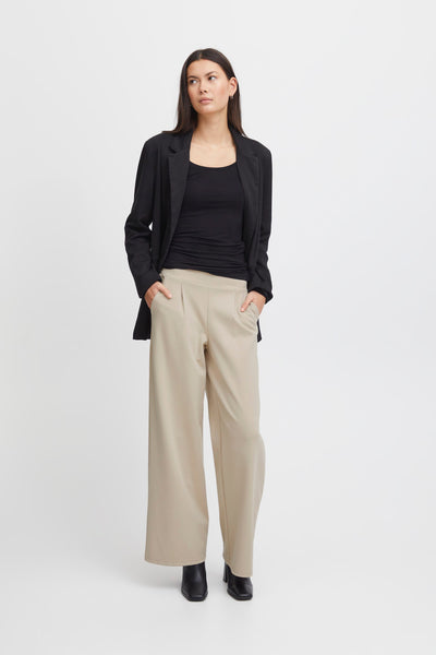 PANTALON ICHI "KATE WIDE" DOESKIN