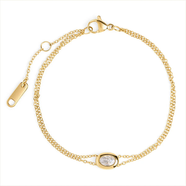 BRACELET MIA "CLEMENCE" DORÉ