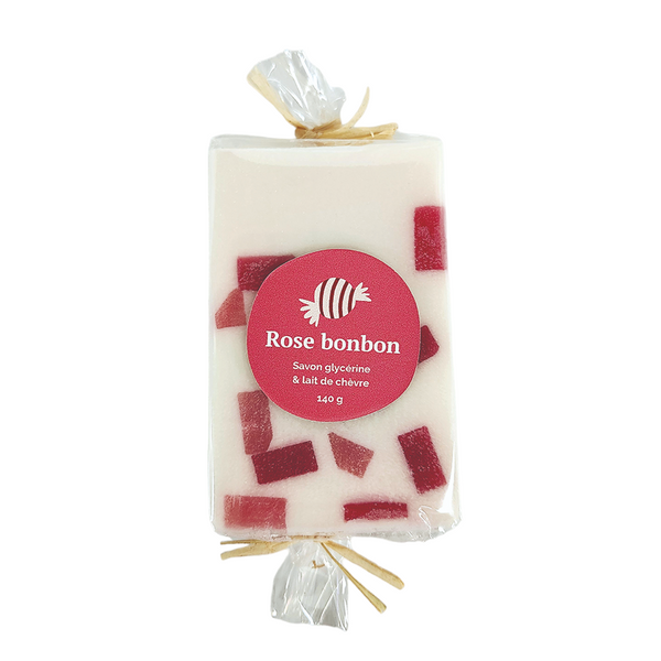 SAVON HISTOIRE DE BULLES "ROSE BONBON" 140 GR