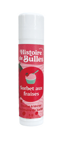 BAUME À LÈVRES HISTOIRE DE BULLES "SORBET AUX FRAISES" 5 GR