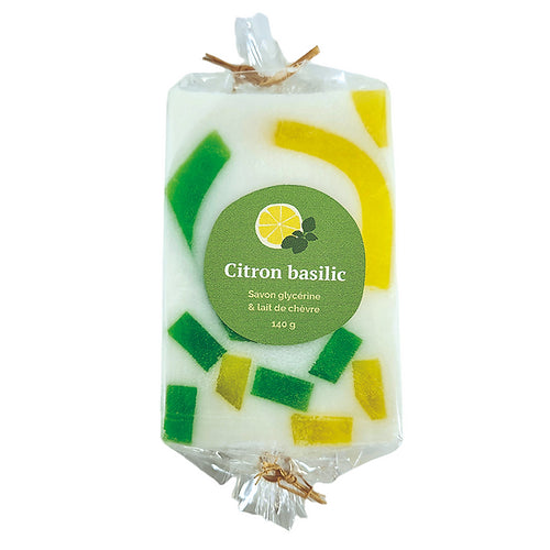 SAVON HISTOIRE DE BULLES "CITRON BASILIC" 140 GR