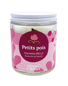 BOUGIE BELLA HISTOIRE DE BULLES "PETITS POIS"