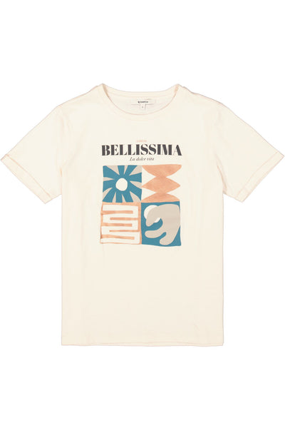 T-SHIRT GARCIA "BELLISIMA" WHITE CAP (G50205)