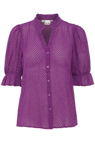 BLOUSE ICHI "EFAZTA" IMPERIAL PURPLE