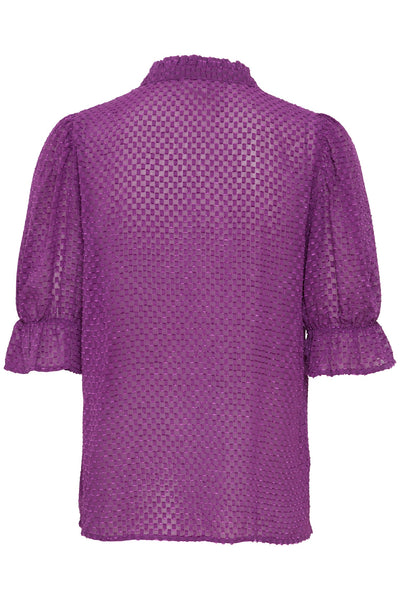 BLOUSE ICHI "EFAZTA" IMPERIAL PURPLE