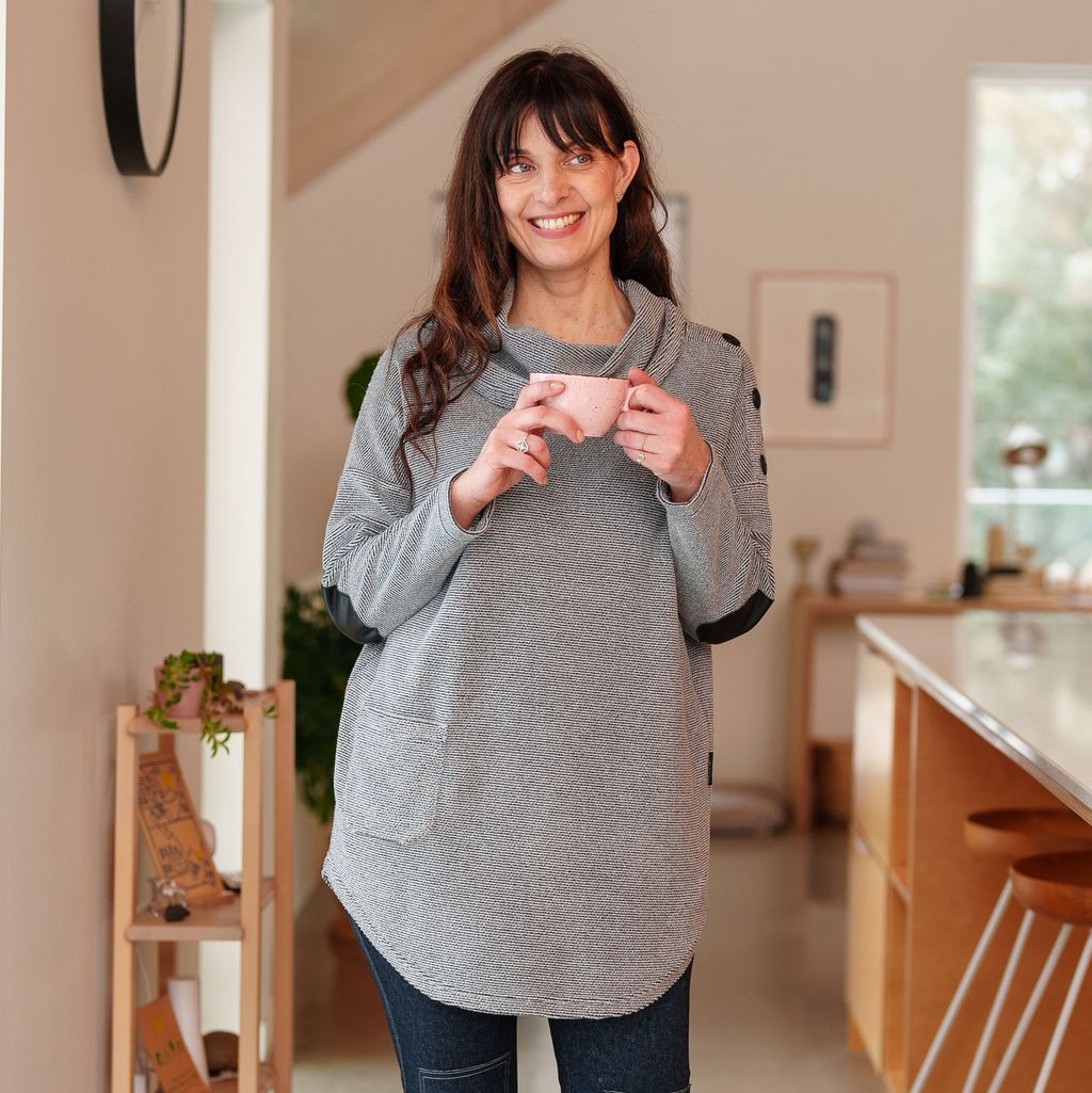 TUNIQUE RIEN NE SE PERD "MYRIQUE" GRIS