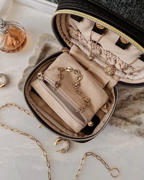 COFFRET À BIJOUX LOUENHIDE "RITA" BLACK