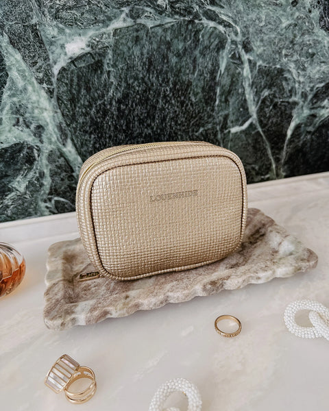 COFFRET À BIJOUX LOUENHIDE "RITA" CHAMPAGNE