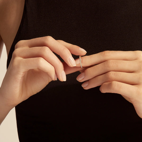 BAGUE MIA "ÉTERNITÉ" DORÉ