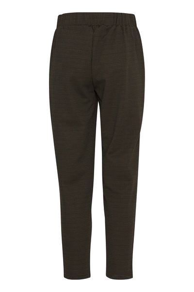 PANTALON ICHI "MANSE HERRINGBONE" MONK'S ROBE HERRINGBONE