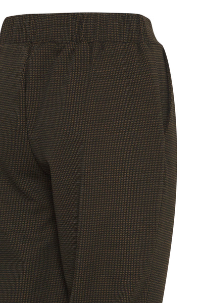 PANTALON ICHI "MANSE HERRINGBONE" MONK'S ROBE HERRINGBONE