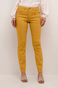 PANTALON TWILL CREAM "COCO FIT" NARCISSUS