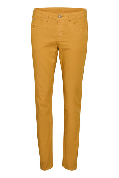 PANTALON TWILL CREAM "COCO FIT" NARCISSUS