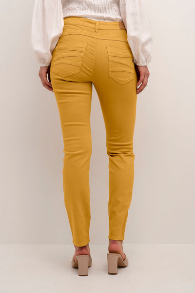 PANTALON TWILL CREAM "COCO FIT" NARCISSUS