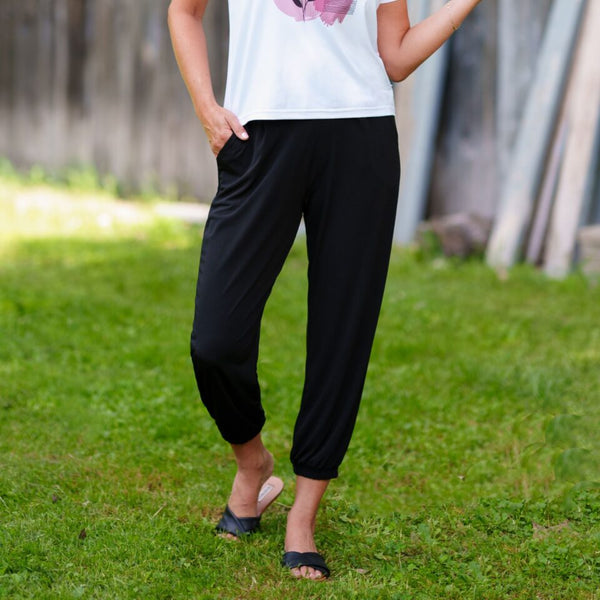 PANTALON RIEN NE SE PERD "PINA 7/8" NOIR