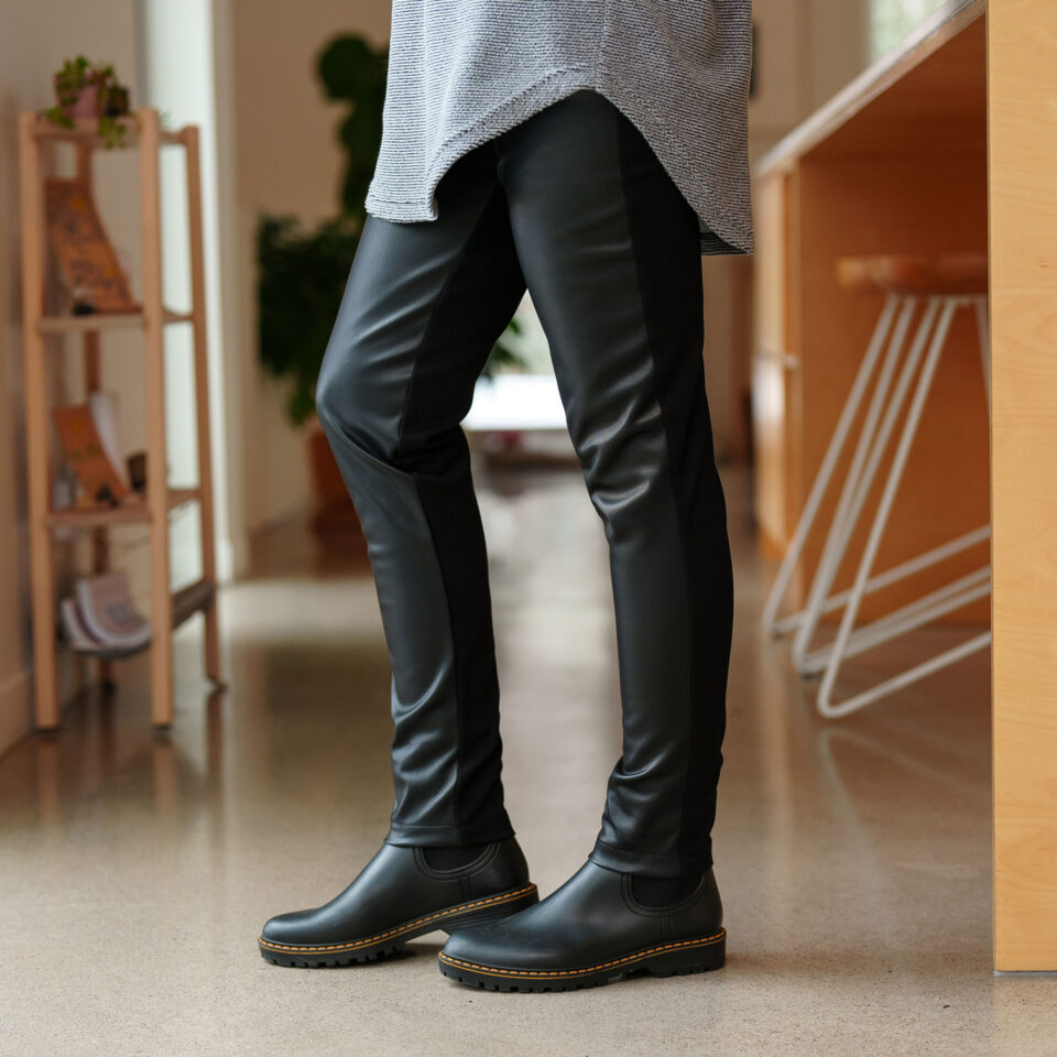 PANTALON RIEN NE SE PERD "RESINOSA" NOIR