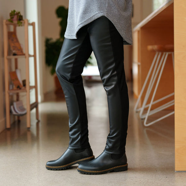 PANTALON RIEN NE SE PERD "RESINOSA" NOIR