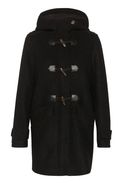 MANTEAU CREAM "DEBORAH" PITCH BLACK