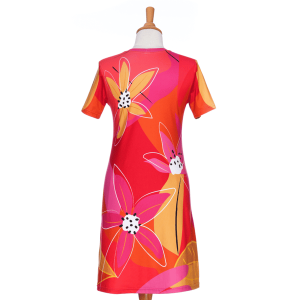 ROBE RIEN NE SE PERD "APEROL" COULEURS CHAUDES