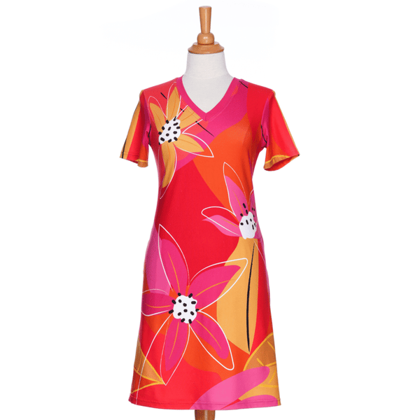 ROBE RIEN NE SE PERD "APEROL" COULEURS CHAUDES