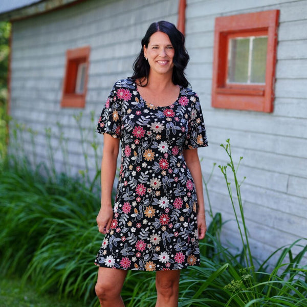 ROBE RIEN NE SE PERD "GRENADINE" FLORAL