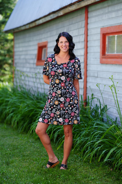 ROBE RIEN NE SE PERD "GRENADINE" FLORAL