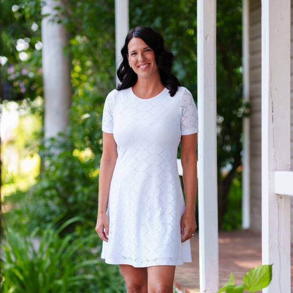 ROBE RIEN NE SE PERD "LITCHI" BLANCHE