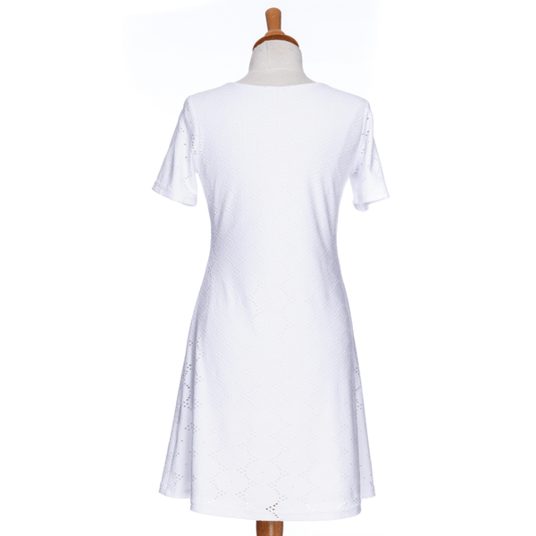ROBE RIEN NE SE PERD "LITCHI" BLANCHE